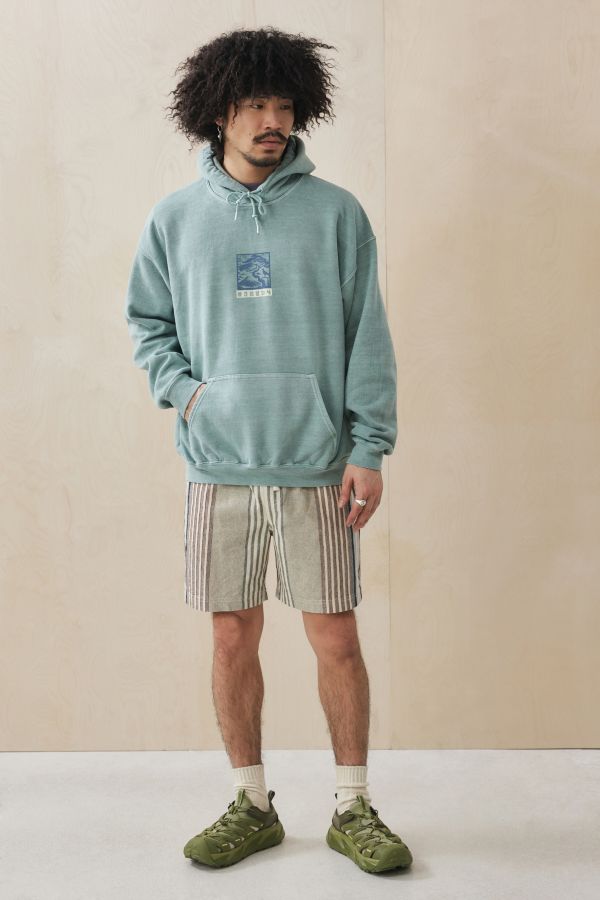 Vista de diapositivas: 3: Sudadera con Capucha UO Seafoam Paisaje Japonés