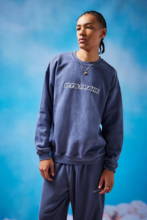 Slide View: 1: iets frans... – Besticktes Sweatshirt in Marineblau