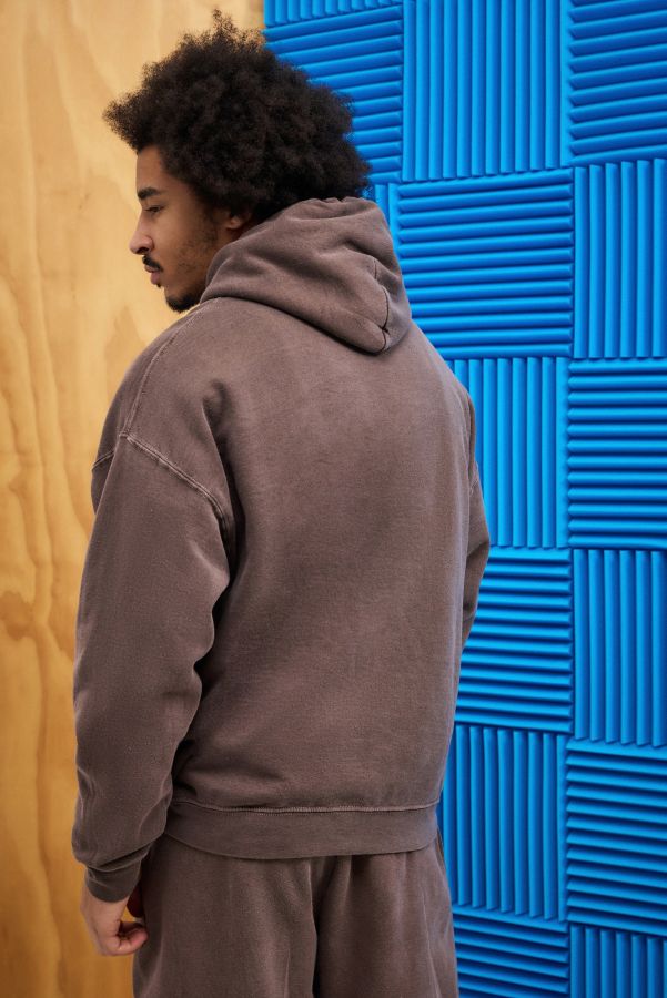 Slide View: 4: iets frans... Brown Hoodie