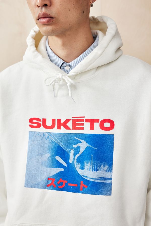 Slide View: 2: UO Ecru Suketo Kapuzenpullover