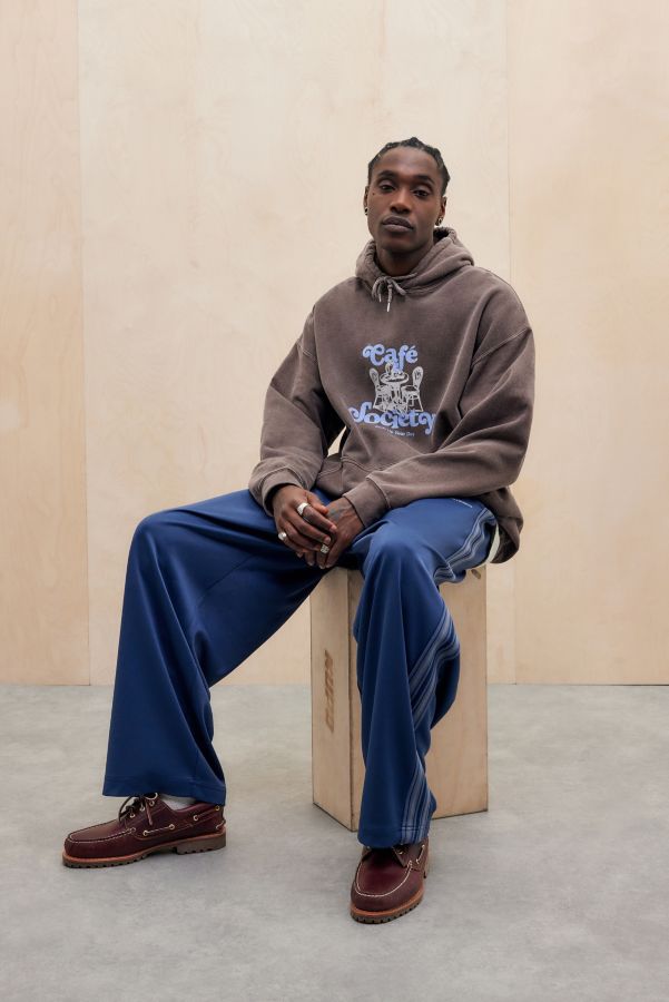 Slide View: 2: UO Brown Cafe Society Hoodie