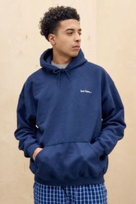 iets frans... Navy Embroidered Hoodie