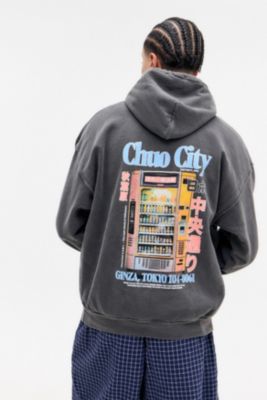 Sweat à capuche délavé UO Chuo City