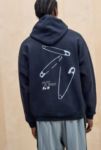 Thumbnail View 1: UO Black Pin Grunge Hoodie