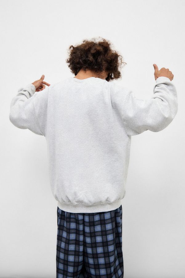 Slide View: 4: iets frans... Grey Marl Embroidered Sweatshirt