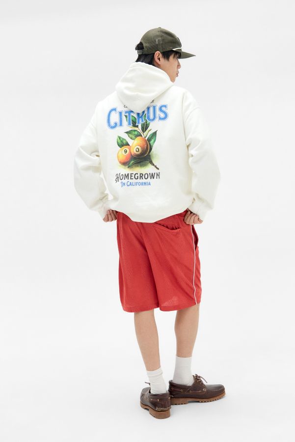 Slide View: 1: UO Ecru Citrus Hoodie