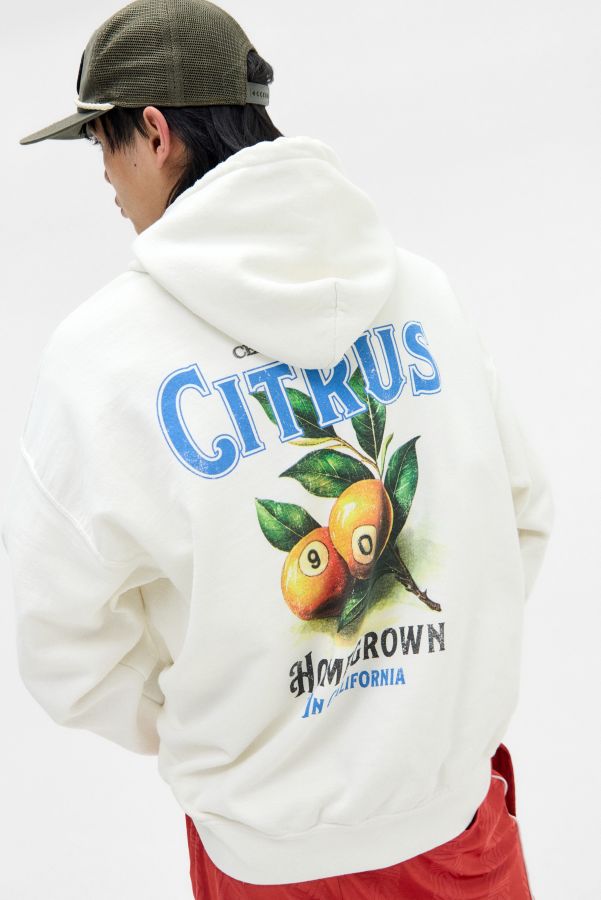 Slide View: 4: UO Ecru Citrus Hoodie