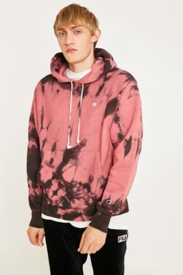 champion pink tie dye hoodie