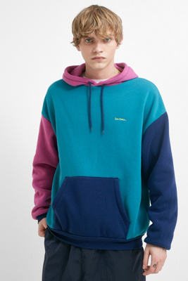 colour block hoodie urban outfitters