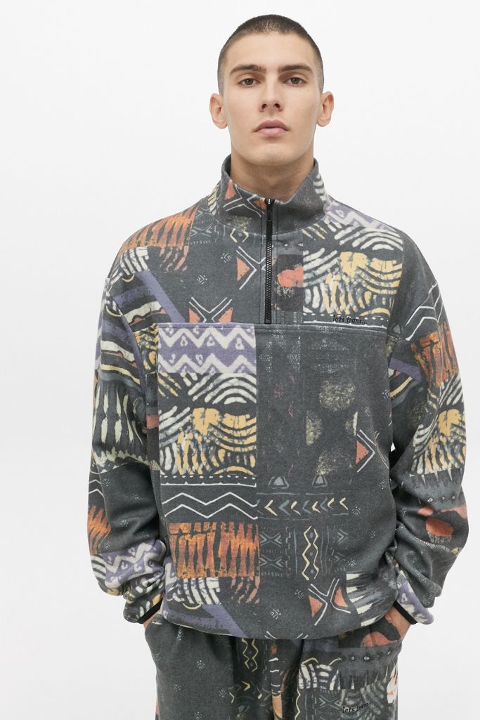 iets frans... Reverse Printed Half-Zip Sweatshirt | Urban Outfitters UK