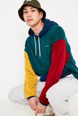 colour block hoodie urban outfitters