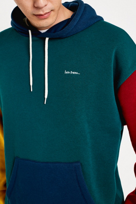 iets frans colour block hoodie