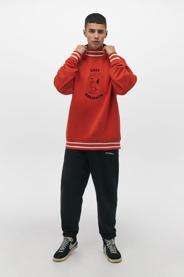 Lazy Oaf X Peanuts Christmas Sweatshirt Urban Outfitters UK