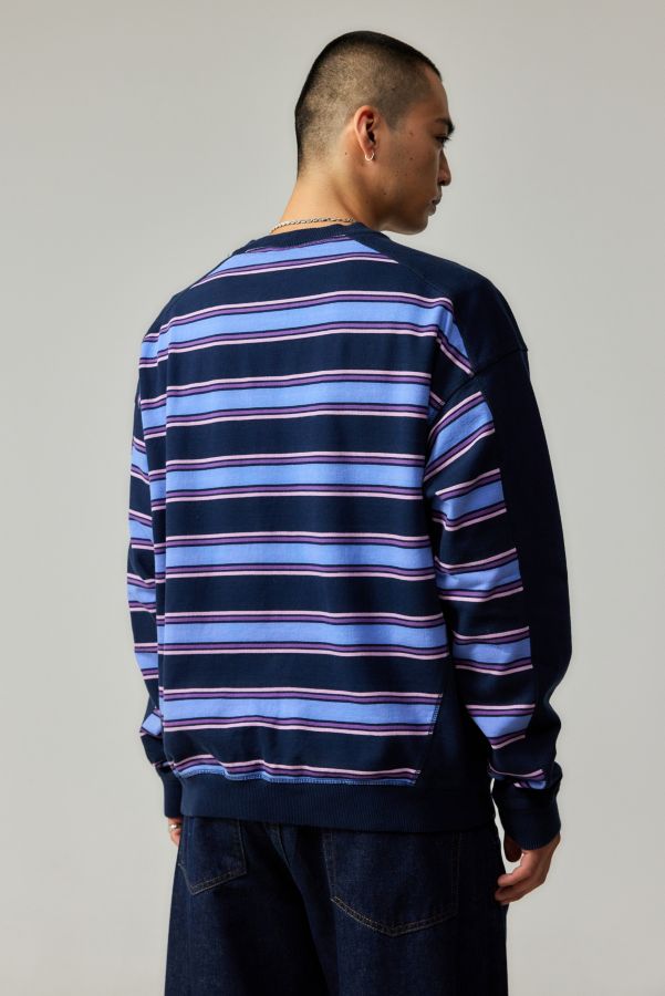 Slide View: 4: iets frans... Stripe Sweatshirt