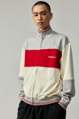 iets frans... Grey Red Panel Track Top