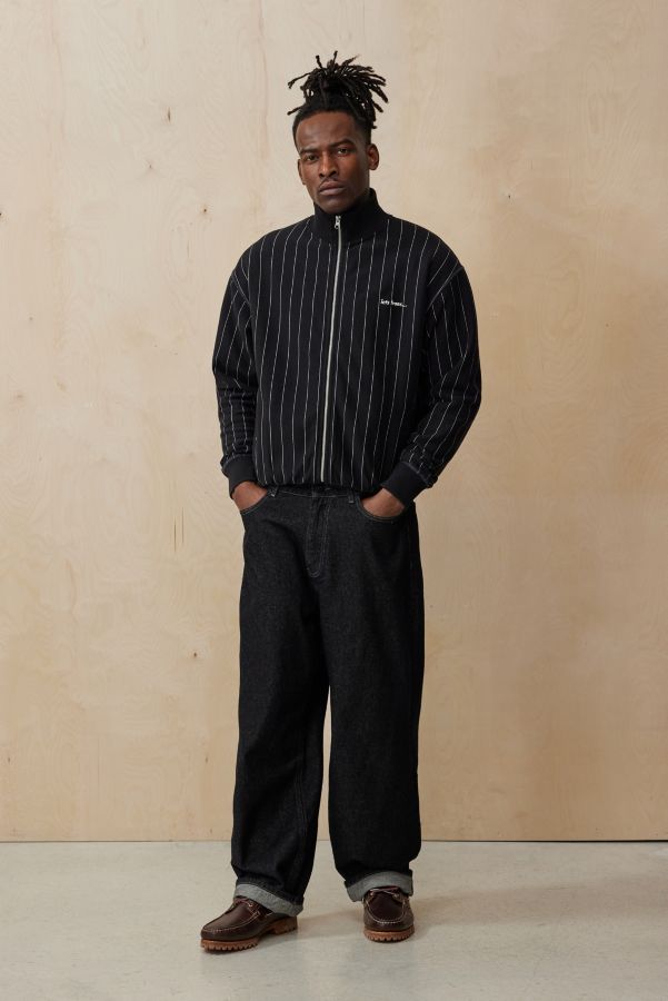 Slide View: 3: iets frans... Black Pinstripe Track Top