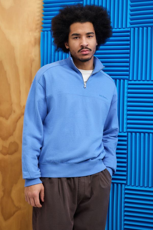 Slide View: 1: iets frans... Kobalt Panel Pullover