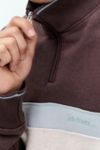 Thumbnail View 3: iets frans... Brown Panelled Mock Neck Pullover