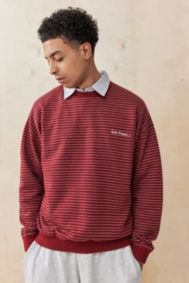 iets frans... Red Micro Stripe Sweatshirt