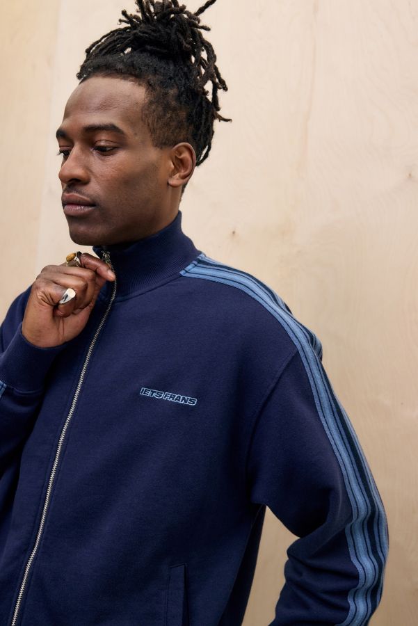 Slide View: 2: iets frans... Navy Taped Track Top