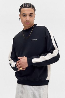 iets frans.... Black & Ecru Octavius Panel Sweatshirt