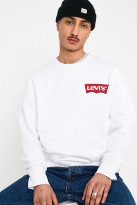 levi's white crew neck