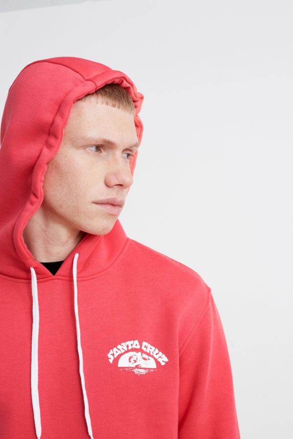 Santa Cruz UO Exclusive Horizon Red Hoodie | Urban Outfitters UK