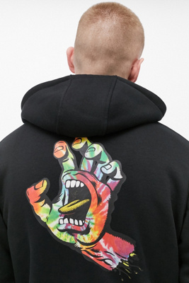 santa cruz tie dye hoodie