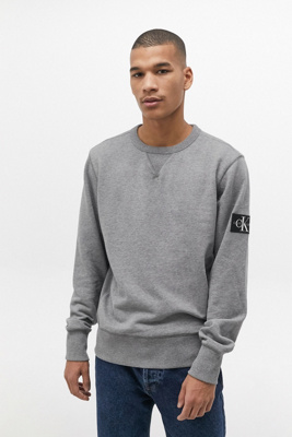 calvin klein grey sweatshirt