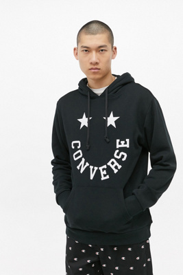 converse black hoodie