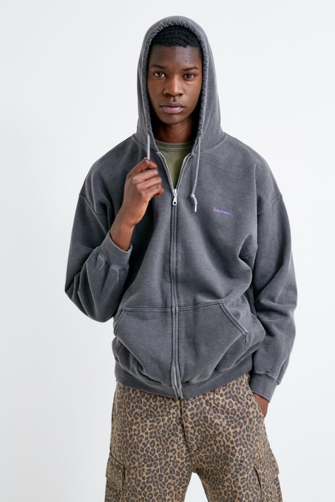 iets frans… Grey Zip-Through Hoodie | Urban Outfitters UK