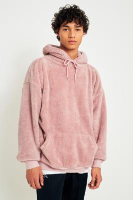 pink teddy hoodie