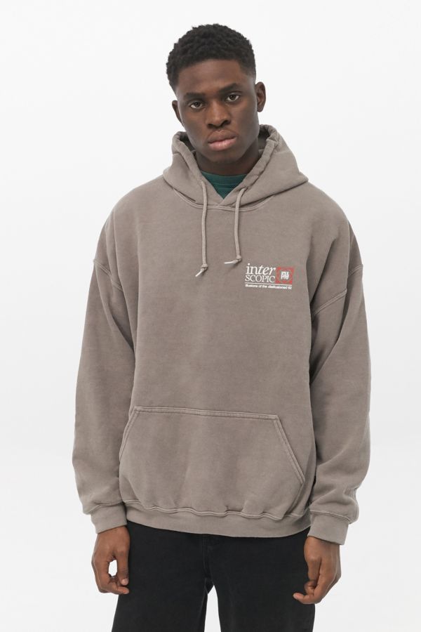 UO Interscopic Brown Hoodie | Urban Outfitters UK