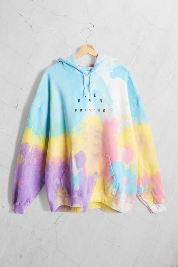 UO Spaced Out Tie-Dye Men's Hoodie | Urban Outfitters UK