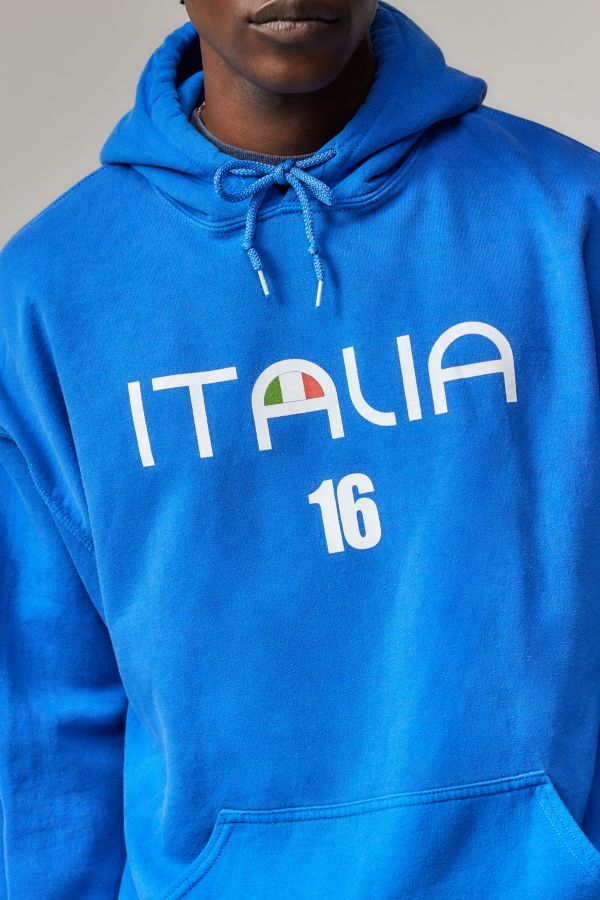 Slide View: 2: UO Blue Italia Hoodie