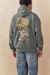 Thumbnail View 1: UO Khaki Blumen Kapuzenpullover