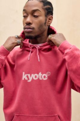 UO Rot Kyoto Kapuzenpullover