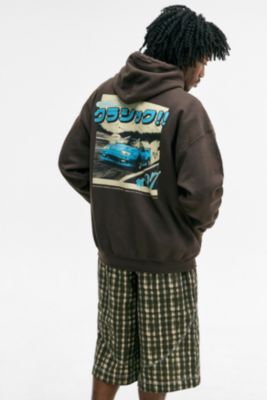 UO Brown Car Hoodie