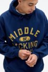 Thumbnail View 3: UO Navy Mitten Von F*cking Nirgendwo Hoodie