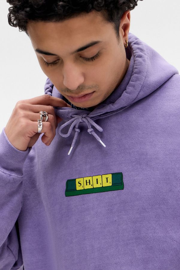 Vista de diapositivas: 2: Sudadera UO Lilac Sh*t Letters