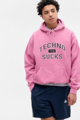 UO Pink Techno Hoodie