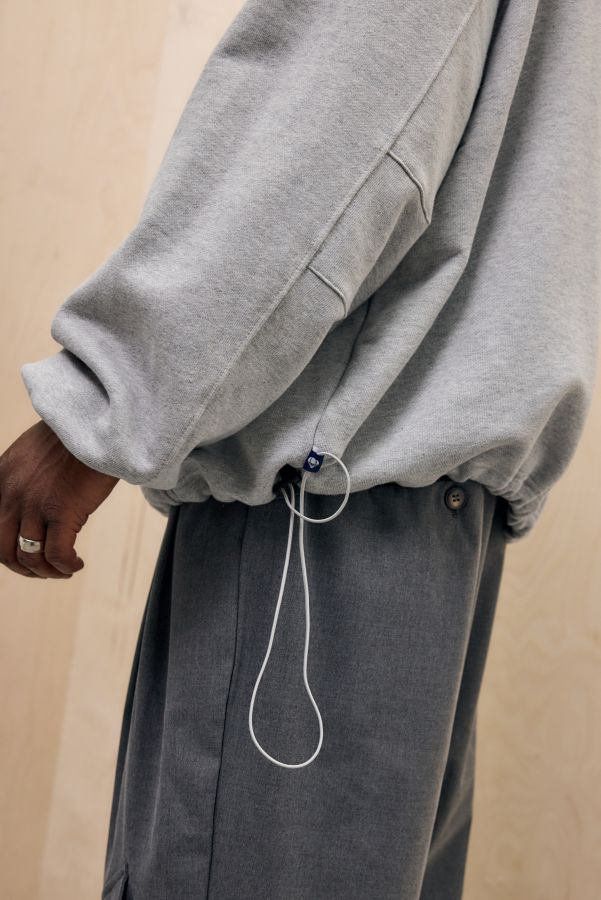 Slide View: 3: Anglan Melange Grey Wing Sweatshirt