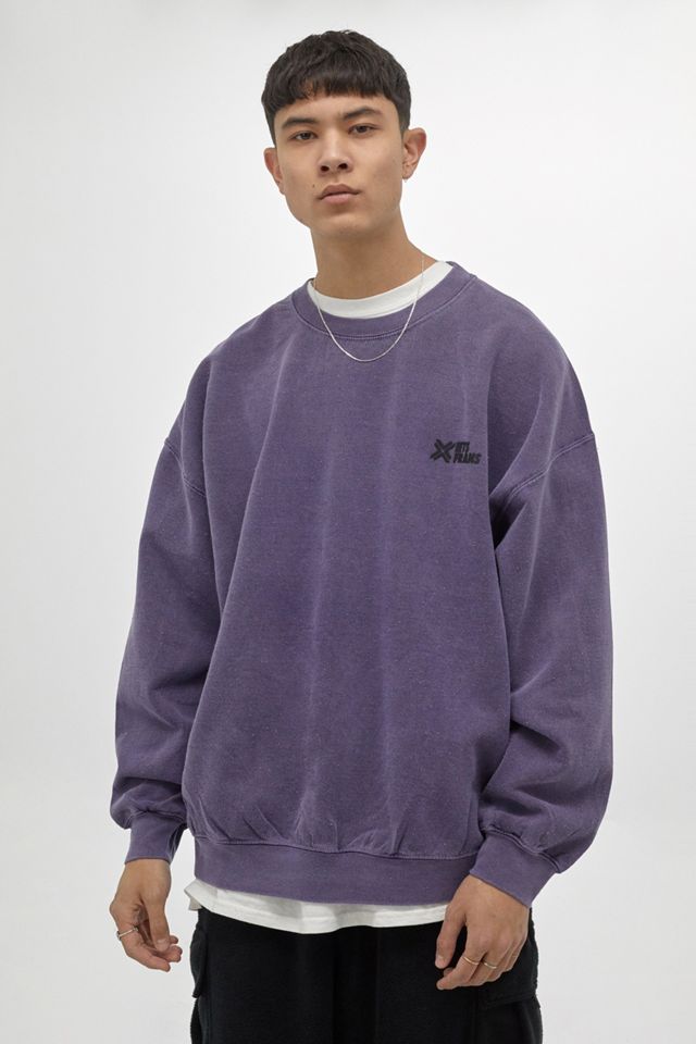 iets frans… Purple Crew Neck Sweatshirt | Urban Outfitters UK