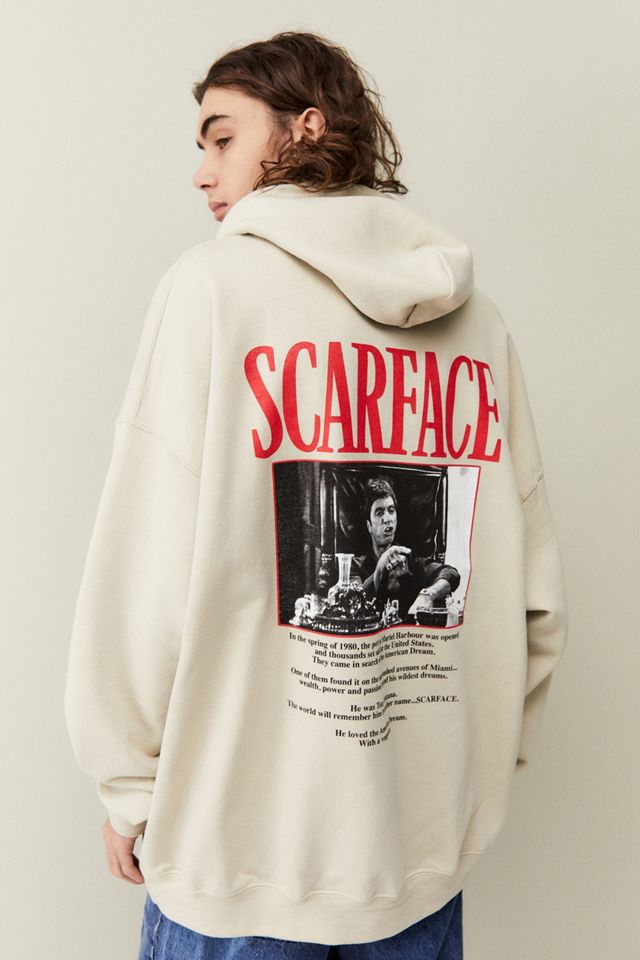 UO Ecru Scarface Hoodie Urban Outfitters UK