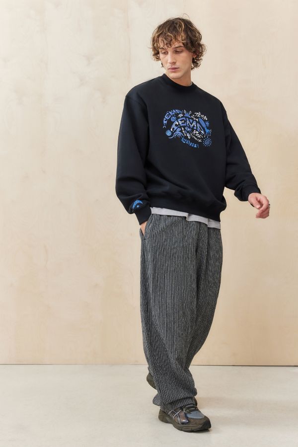 Slide View: 3: Temp Surf Co UO Exklusiv Schwarz Reite Die Welle Sweatshirt