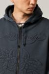 Thumbnail View 3: Ed Hardy UO Exclusive Rose Zip-Up Hoodie