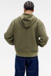 Thumbnail View 5: Ed Hardy UO Exclusive Khaki Waffle Zip-Through Hoodie