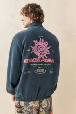 UO Grün Eskapismus Fleece