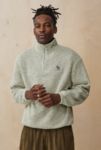 Thumbnail View 1: Ayker Ecru Quarter-Zip Waffle Fleece