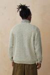 Thumbnail View 4: Ayker Ecru Quarter-Zip Waffle Fleece